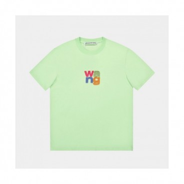 Alexsander Wang 2021 Mm/Wm Logo Short Sleeved Tshirts Mint - 알렉산더왕 2021 남/녀 로고 반팔티 Alw0153x Size(xs 