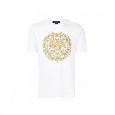 Versace  Mens Logo Short Sleeved Tshirts Black - 베르사체 2021 남성 메두사 반팔티 Ver0835x Size(s 