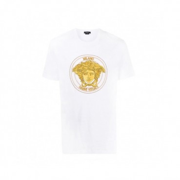 Versace  Mens Logo Short Sleeved Tshirts Black - 베르사체 2021 남성 메두사 반팔티 Ver0827x Size(s 