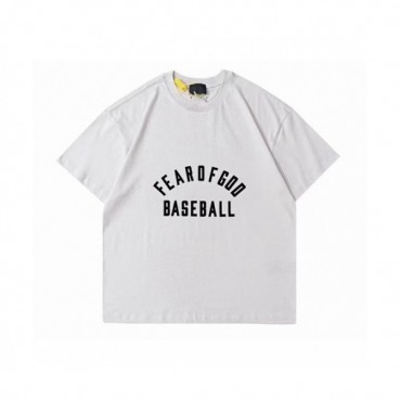 Fear of god  Mm/Wm Minimal Cotton Short Sleeved Tshirts White - 피어오브갓 2021 남/녀 미니멀 코튼 반팔티 Fea0269x Size(s 