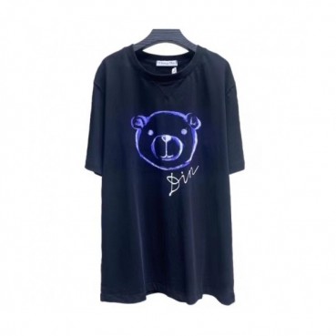 [매장판]Dior 2021 Mm/Wm Casual Crew-neck Short Sleeved Tshirts White 