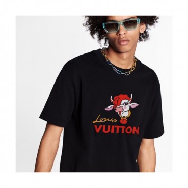 Louis vuitton  Mm/Wm Logo Short Sleeved Tshirts Navy - 루이비통 2021 남/녀 로고 반팔티 Lou02817x Size(s 