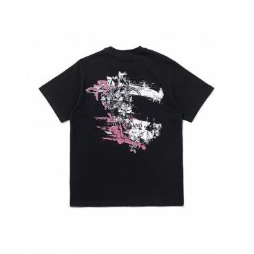 Stone Island  Mens Crew-neck Cotton Short Sleeved Tshirts Black 