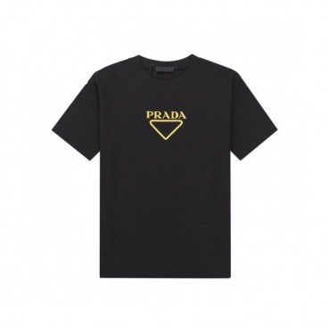 Prada  Mens Basic Logo Short Sleeved Tshirts Black - 프라다 2021 남성 베이직 로고 폴로 반팔티 Pra02244x Size(s 