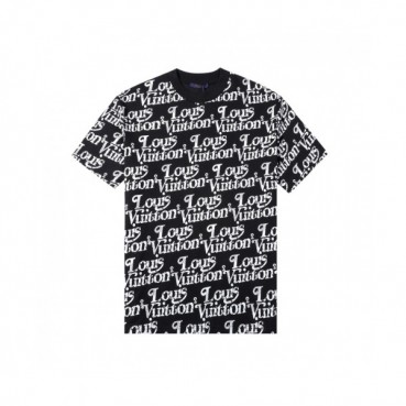 Louis vuitton  Mm/Wm Logo Short Sleeved Tshirts black - 루이비통 2021 남/녀 로고 반팔티 Lou02815x Size(s 
