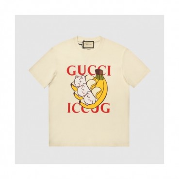 [매장판]Gucci  Mm/Wm Logo Short Sleeved Tshirts Ivory - 구찌 2021 남/녀 로고 반팔티 Guc03681x Size(xs 