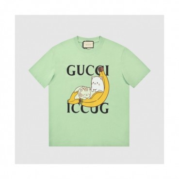 Gucci  Mm/Wm Logo Short Sleeved Tshirts Mint - 구찌 2021 남/녀 로고 반팔티 Guc03680x Size(xs 