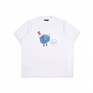 Balenciaga  Mm/Wm Logo Cotton Short Sleeved Tshirts White - 발렌시아가 2021 남/녀 로고 코튼 반팔티 Bal01023x Size(xs 