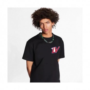 Louis vuitton  Mm/Wm Logo Short Sleeved Tshirts black - 루이비통 2021 남/녀 로고 반팔티 Lou02809x Size(s 