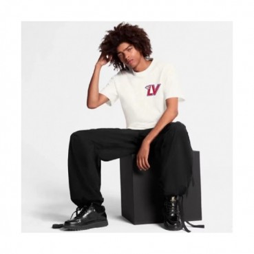 Louis vuitton  Mm/Wm Logo Short Sleeved Tshirts White - 루이비통 2021 남/녀 로고 반팔티 Lou02807x Size(s 