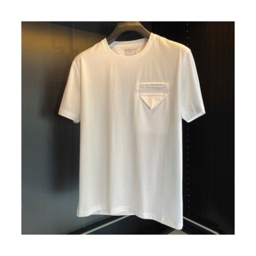 Bottega Veneta  Mens Business Short-sleeved Tshirts White 