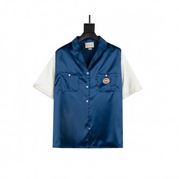 Gucci  Mm/Wm Logo Short Sleeved Tshirts Blue - 구찌 2021 남/녀 로고 반팔티 Guc03673x Size(xs 