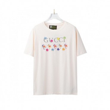 Gucci  Mm/Wm Logo Short Sleeved Tshirts Ivory - 구찌 2021 남/녀 로고 반팔티 Guc03672x Size(xs 