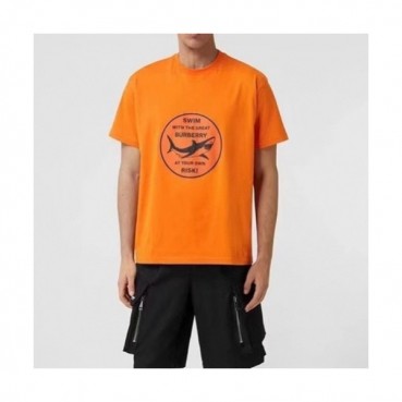 Burberry  Mm/Wm Logo Cotton Short Sleeved Tshirts White - 버버리 2021 남/녀 로고 코튼 반팔티 Bur03859x Size(s 