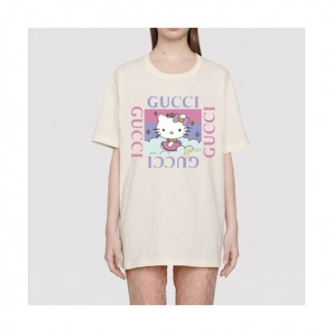 [기획상품]Gucci  Mm/Wm Logo Short Sleeved Tshirts Ivory - 구찌 2021 남/녀 로고 반팔티 Guc03666x Size(s 