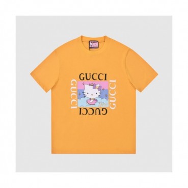 Gucci  Mm/Wm Logo Short Sleeved Tshirts Orange - 구찌 2021 남/녀 로고 반팔티 Guc03662x Size(s 