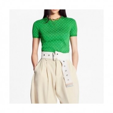 Louis vuitton Womens Logo Short Sleeved Tshirts Green - 루이비통 2021 여성 로고 반팔티 Lou02796x Size(s 