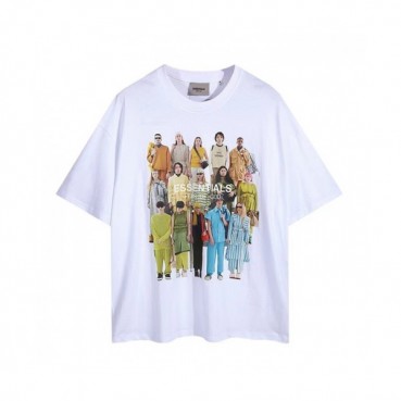 Fear of god  Mm/Wm Minimal Cotton Short Sleeved Tshirts White - 피어오브갓 2021 남/녀 미니멀 코튼 반팔티 Fea0268x Size(s 