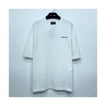 [굿템]Balenciaga  Mm/Wm Logo Cotton Short Sleeved Tshirts White - 발렌시아가 2021 남/녀 로고 코튼 반팔티 Bal01005x Size(xs 