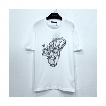 Louis vuitton  Mm/Wm Logo Short Sleeved Tshirts White - 루이비통 2021 남/녀 로고 반팔티 Lou02793x Size(s 