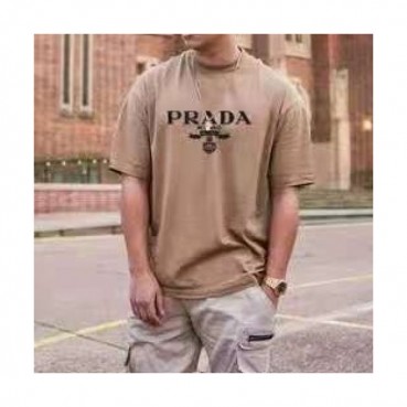 Prada  Mens Basic Logo Short Sleeved Tshirts White - 프라다 2021 남성 베이직 로고 폴로 반팔티 Pra02238x Size(s 