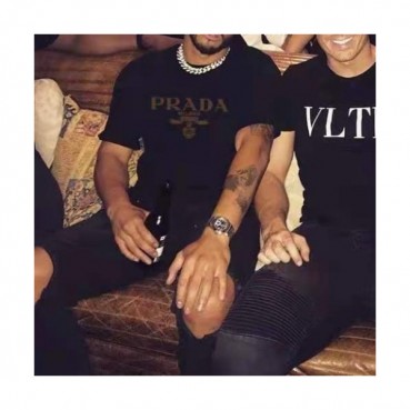 Prada  Mens Basic Logo Short Sleeved Tshirts Black - 프라다 2021 남성 베이직 로고 폴로 반팔티 Pra02236x Size(s 