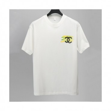 Chanel 2021 Mm/Wm 'CC' Logo Cotton Short Sleeved Tshirts Black - 샤넬 2021 남/녀 'CC'로고 코튼 반팔티 Cnl0677x Size(m 