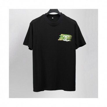 [기획상품]Chanel 2021 Mm/Wm 'CC' Logo Cotton Short Sleeved Tshirts Black - 샤넬 2021 남/녀 'CC'로고 코튼 반팔티 Cnl0676x Size(m 