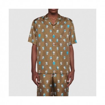Gucci  Mm/Wm Logo Short Sleeved Tshirts Brown - 구찌 2021 남/녀 로고 반팔티 Guc03640x Size(s 