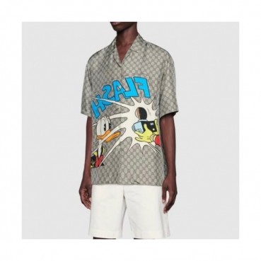 Gucci  Mm/Wm Logo Short Sleeved Tshirts Brown - 구찌 2021 남/녀 로고 반팔티 Guc03639x Size(s 