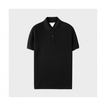 Bottega Veneta 2021 Mens Business Polo Short-sleeved Tshirts Black 