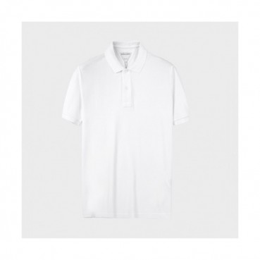 Bottega Veneta 2021 Mens Business Polo Short-sleeved Tshirts White 