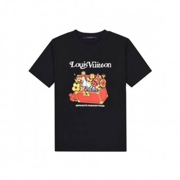 [주문폭주]Louis vuitton  Mm/Wm Logo Short Sleeved Tshirts black - 루이비통 2021 남/녀 로고 반팔티 Lou02774x Size(xs 