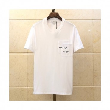 Bottega Veneta 2021 Mens Business Polo Short-sleeved Tshirts White 