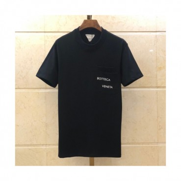Bottega Veneta  Mens Business Polo Short-sleeved Tshirts black 