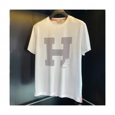 [에르메스]Hermes 2021 Mens Crew-neck Short Sleeved Tshirts 