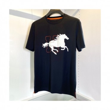 [에르메스]Hermes 2021 Mens Crew-neck Short Sleeved Tshirts 
