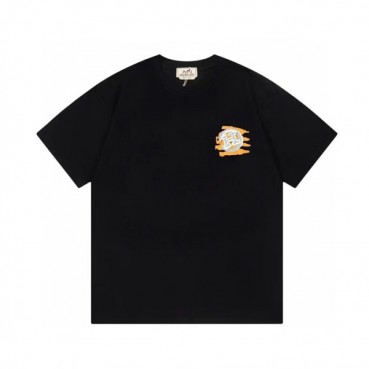 [에르메스]Hermes 2023 Mens Crew-neck Short Sleeved Tshirts 