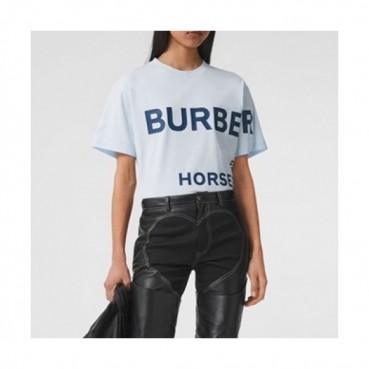 Burberry Mm/Wm Logo Cotton Short Sleeved Tshirts - 버버리 2021 남/녀 로고 코튼 반팔티 Bur03840x.Size(s 