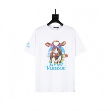 [매장판]Louis vuitton 2021 Mm/Wm Logo Short Sleeved Tshirts - 루이비통 2021 남/녀 로고 반팔티 Lou02766x.Size(xs 