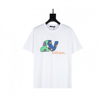 [매장판]Louis vuitton 2021 Mm/Wm Logo Short Sleeved Tshirts - 루이비통 2021 남/녀 로고 반팔티 Lou02763x.Size(xs 