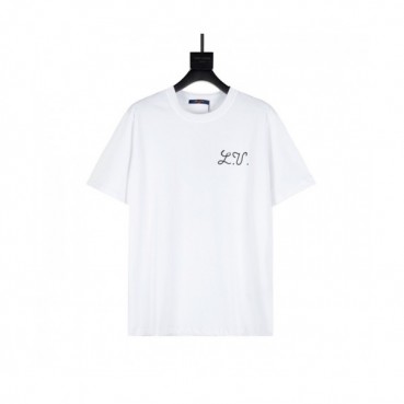 [매장판]Louis vuitton 2021 Mm/Wm Logo Short Sleeved Tshirts - 루이비통 2021 남/녀 로고 반팔티 Lou02762x.Size(xs 