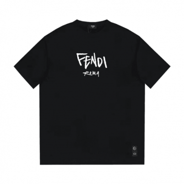 [펜디]Fendi 2024 Mens Logo Casual Short Sleeved Tshirts - 펜디 2024 남성 로고 캐쥬얼 코튼 반팔티 Fen0962x.Size(xs 