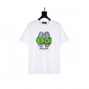 [펜디]Fendi 2021 Mens Logo Casual Short Sleeved Tshirts - 펜디 2021 남성 로고 캐쥬얼 코튼 반팔티 Fen0961x.Size(xs 