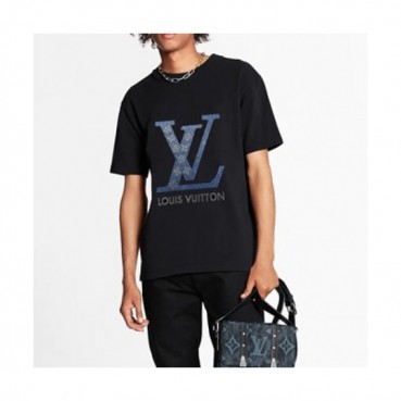 [매장판]Louis vuitton 2021 Mm/Wm Logo Short Sleeved Tshirts - 루이비통 2021 남/녀 로고 반팔티 Lou02759x.Size(xs 