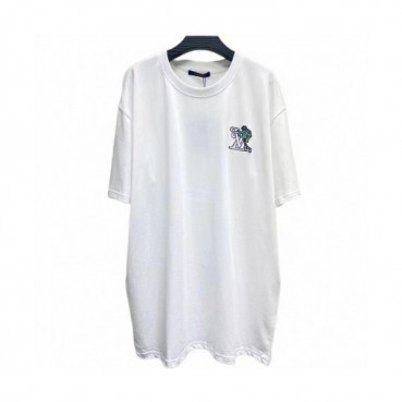 [매장판]Louis vuitton 2021 Mm/Wm Logo Short Sleeved Tshirts - 루이비통 2021 남/녀 로고 반팔티 Lou02757x.Size(m 