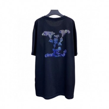 [매장판]Louis vuitton 2021 Mm/Wm Logo Short Sleeved Tshirts - 루이비통 2021 남/녀 로고 반팔티 Lou02755x.Size(m 