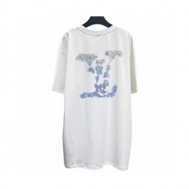 [매장판]Louis vuitton 2021 Mm/Wm Logo Short Sleeved Tshirts - 루이비통 2021 남/녀 로고 반팔티 Lou02756x.Size(m 