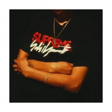 [요지야마모토]Y-3 2021 2021 Mens Logo Basic Cotton Short Sleeved Tshirts 