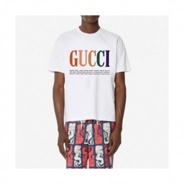 [매장판]Gucci 2021 Mm/Wm Logo Short Sleeved Tshirts - 구찌 2021 남/녀 로고 반팔티 Guc03607x.Size(m 